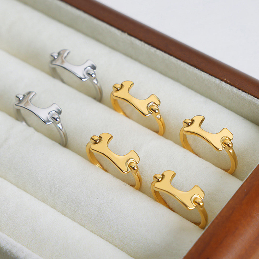 Women's Irregular Open Rings in 18K Gold Plating