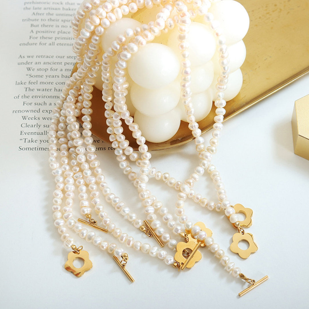 Women's Pearl Blossom Necklace