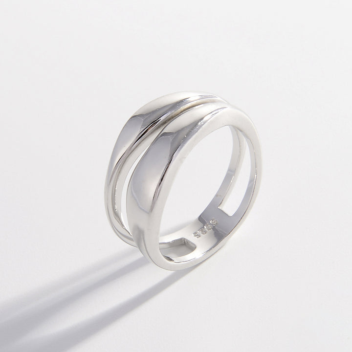 Women's Layered Sterling Silver Rings