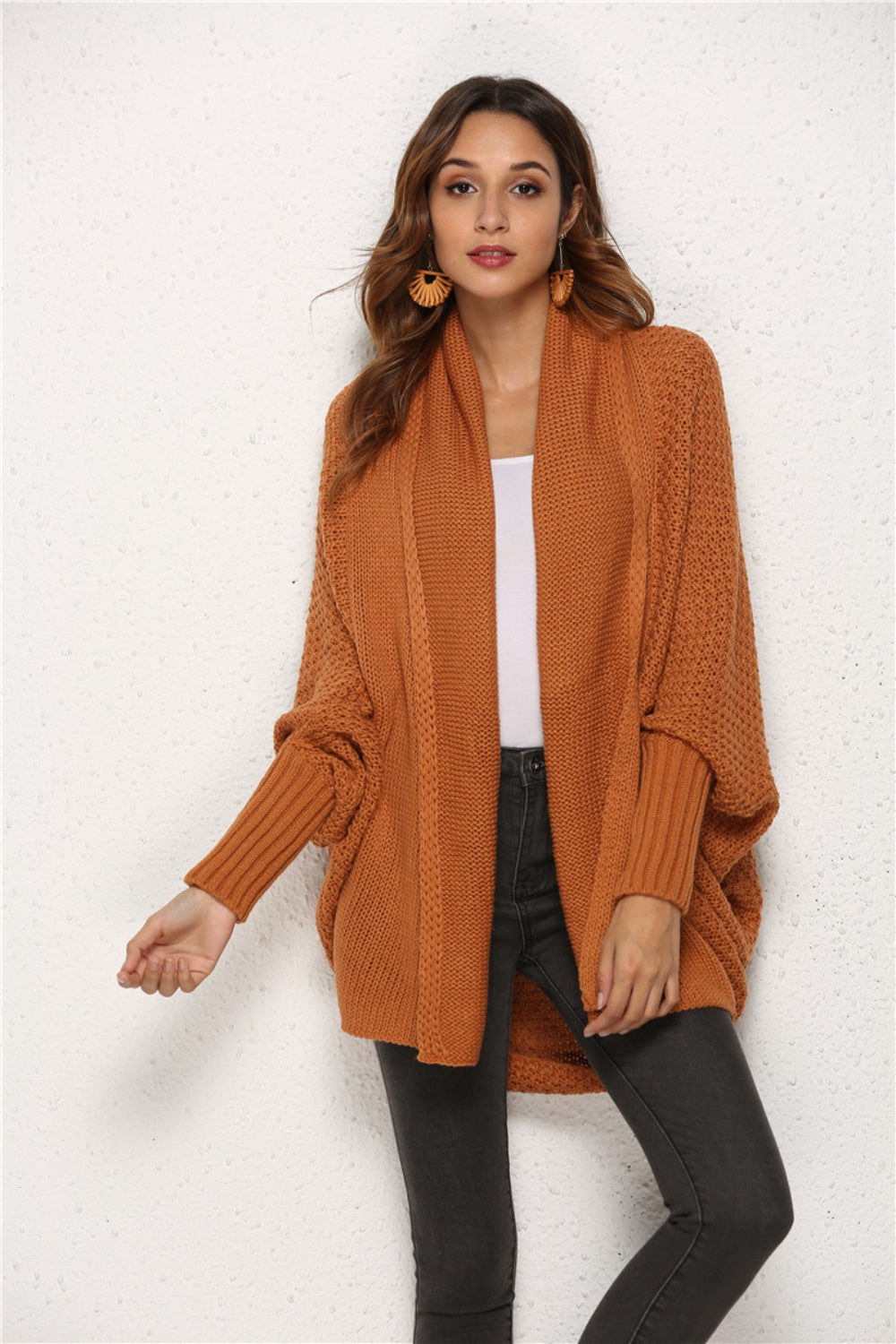 Women's Cozy Knit Batwing Sleeve Sweater