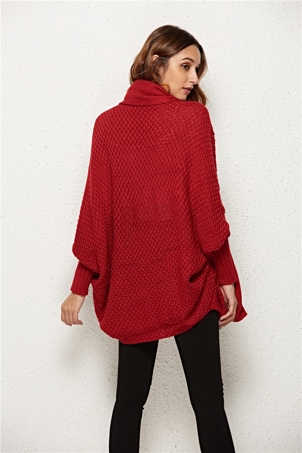 Women's Cozy Knit Batwing Sleeve Sweater