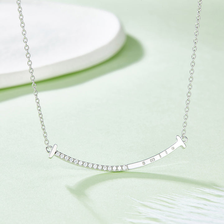 Women's Moissanite Sterling Silver Necklace