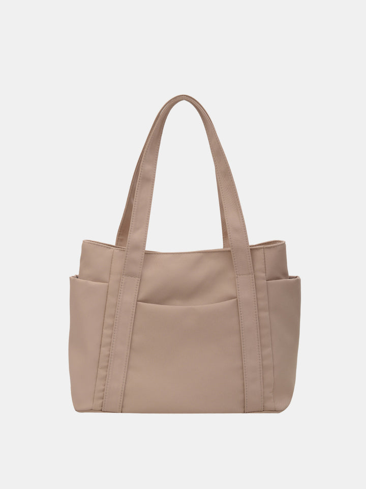 Oxford Cloth Tote Bag with Zipper