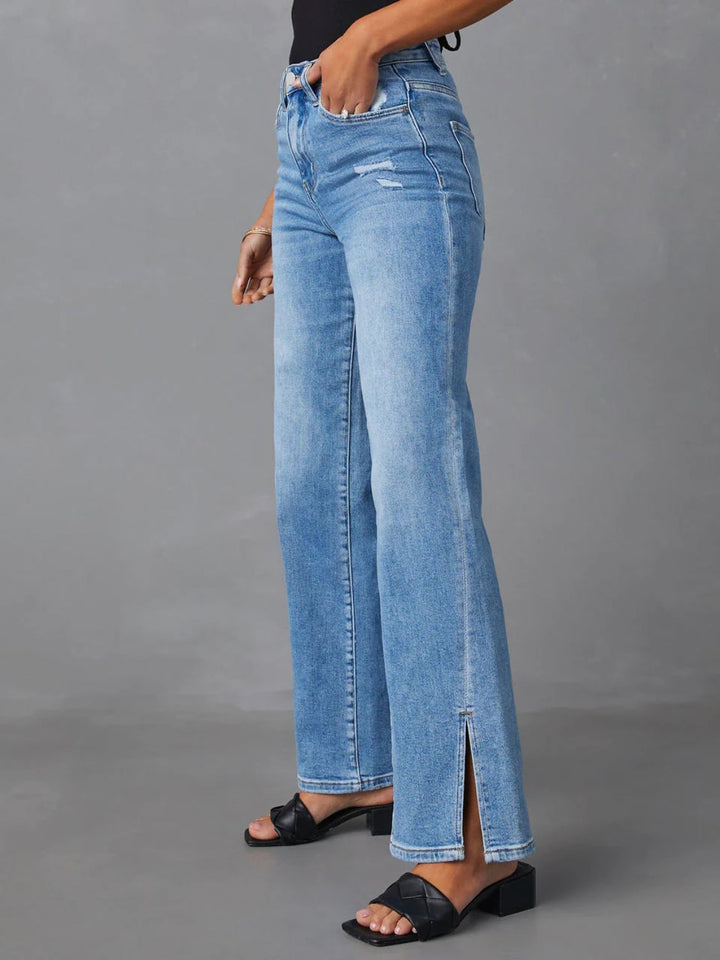 Women's Classic Slit Pocket Jeans