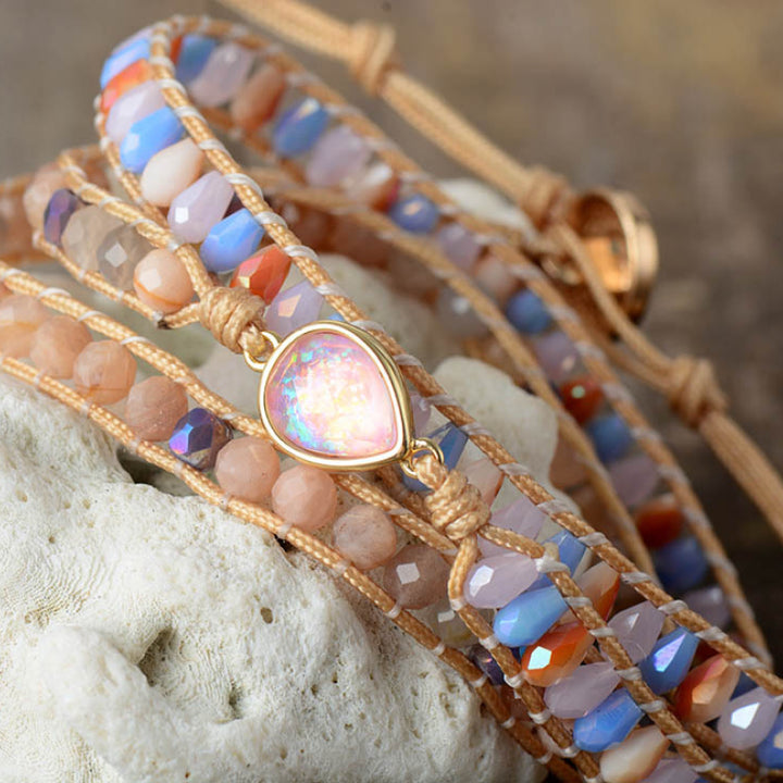 Women's Opal Beaded Bracelet