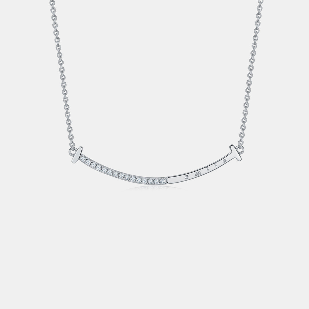 Women's Moissanite Sterling Silver Necklace