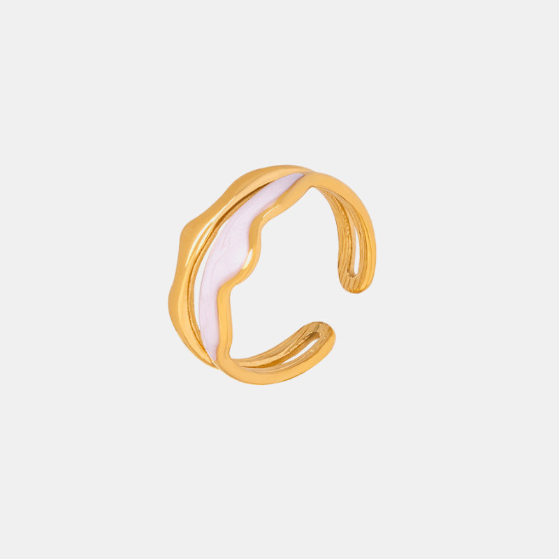 Women's Open 18K Gold-Plated Ring