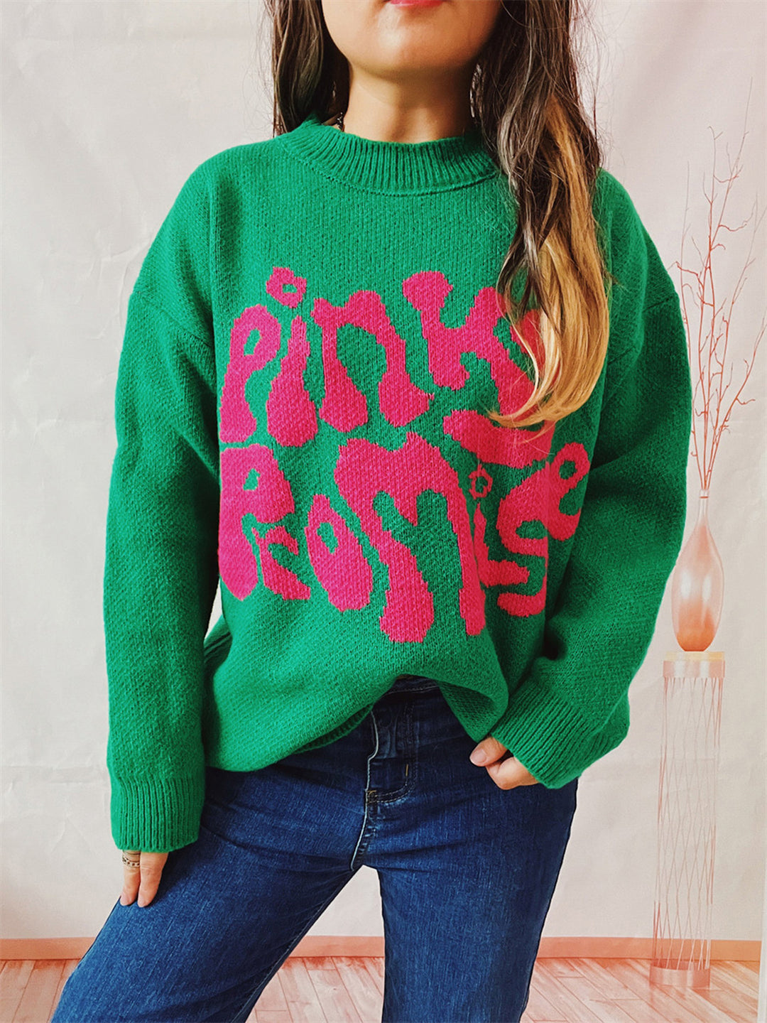 Women's Cozy Pinky Promise Sweater