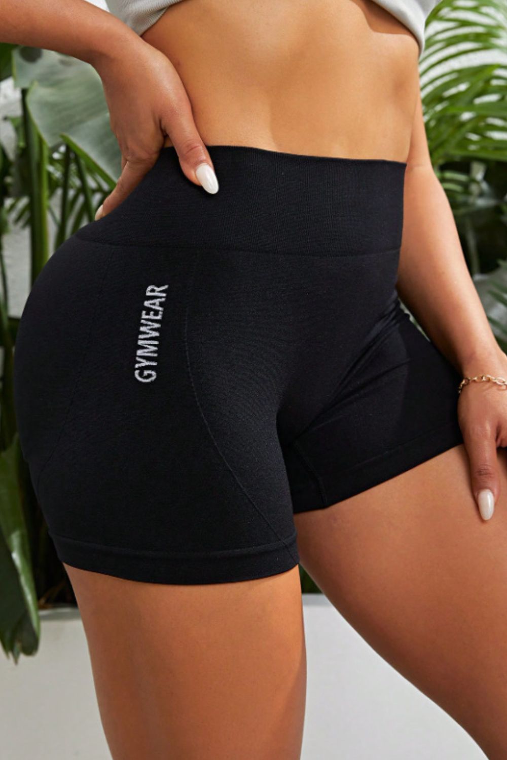 Women's High-Waisted Slim Fit Active Shorts