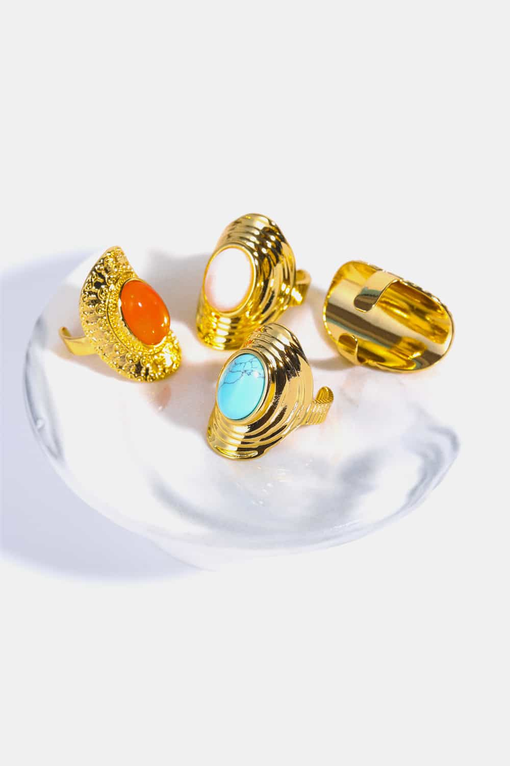 Women's Natural Stone Rings