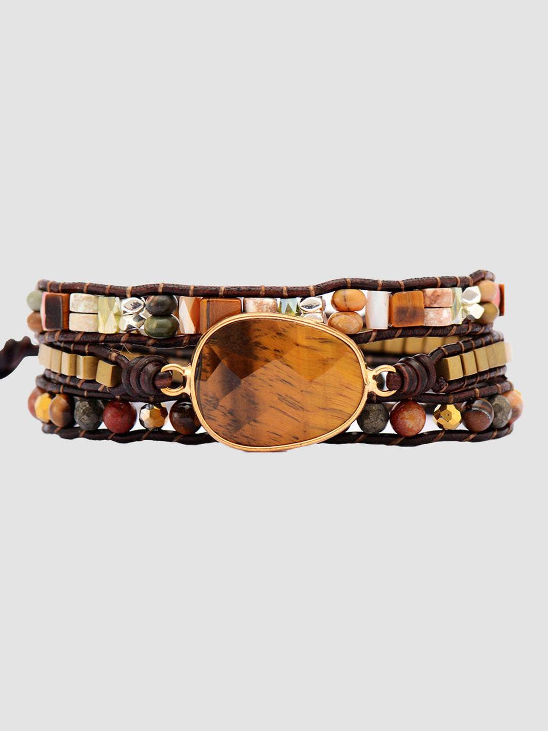 Women's Geometric Triple-Layer Bracelet