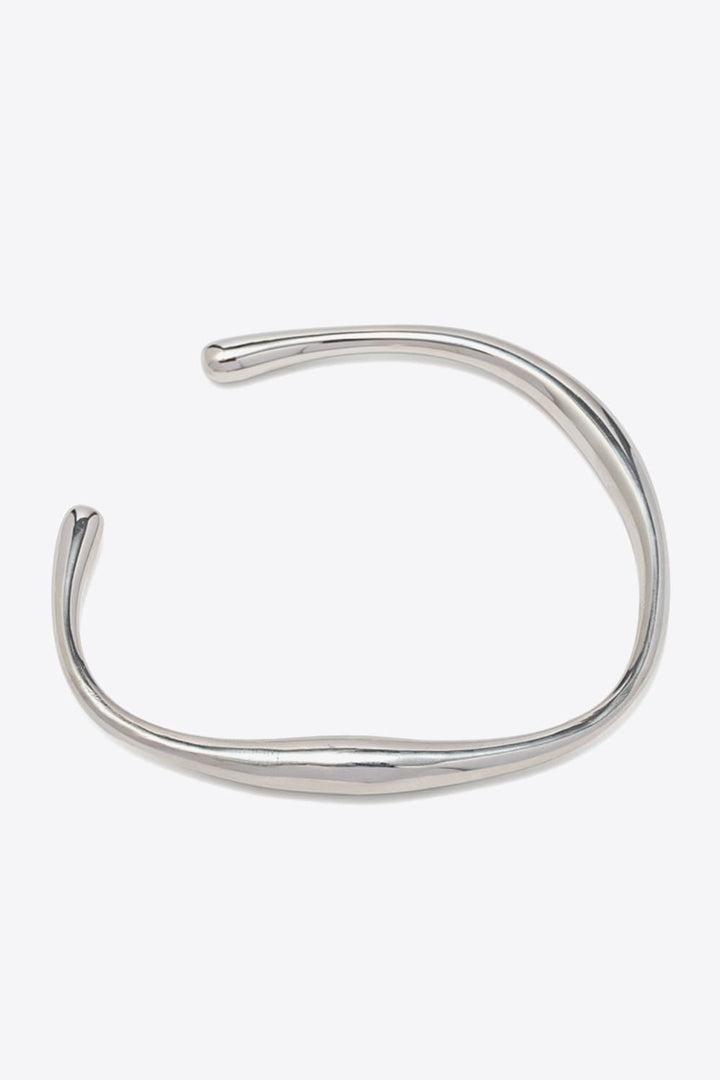 Women's Stainless Steel Open Cuff Bracelet