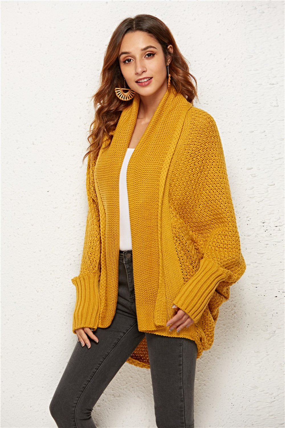 Women's Cozy Knit Batwing Sleeve Sweater