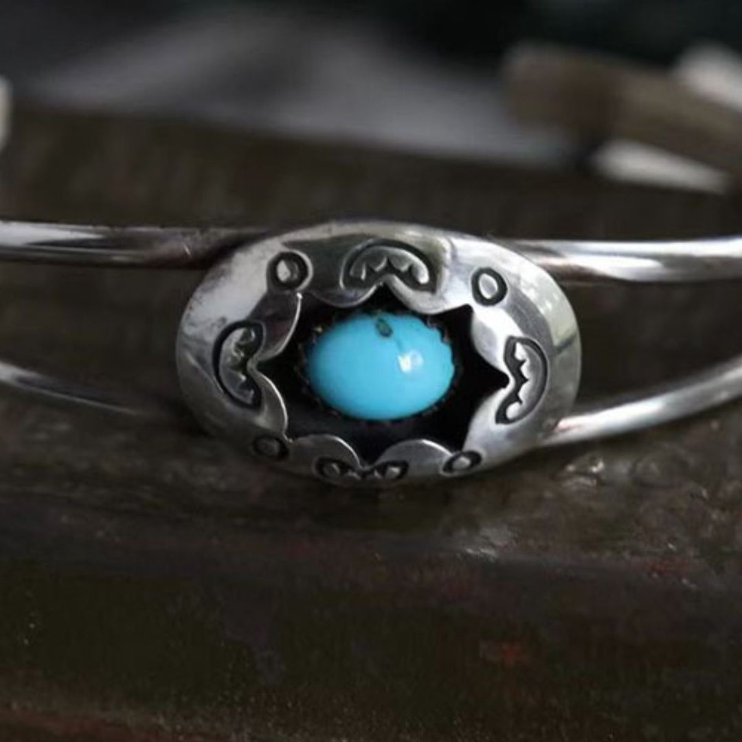 Women's Turquoise Open Bracelet