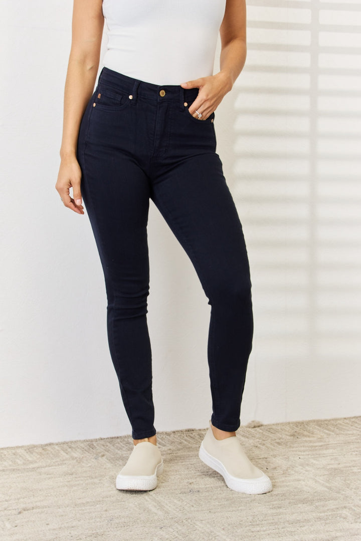 Women's Tummy Control Skinny Jeans (Garment Dyed)