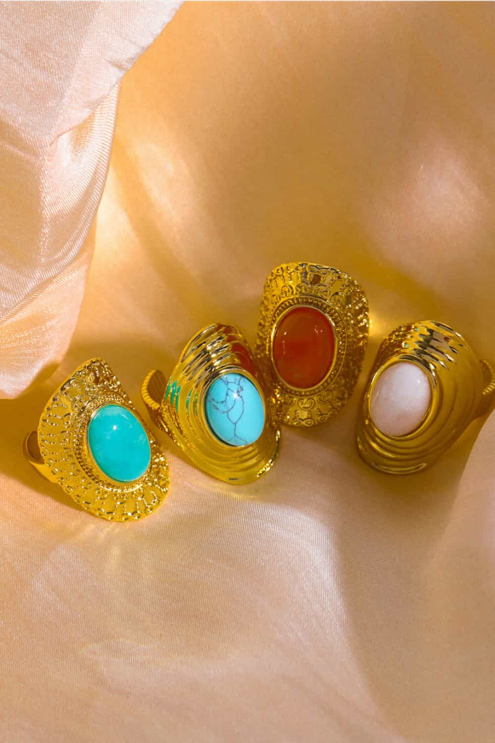 Women's Natural Stone Rings