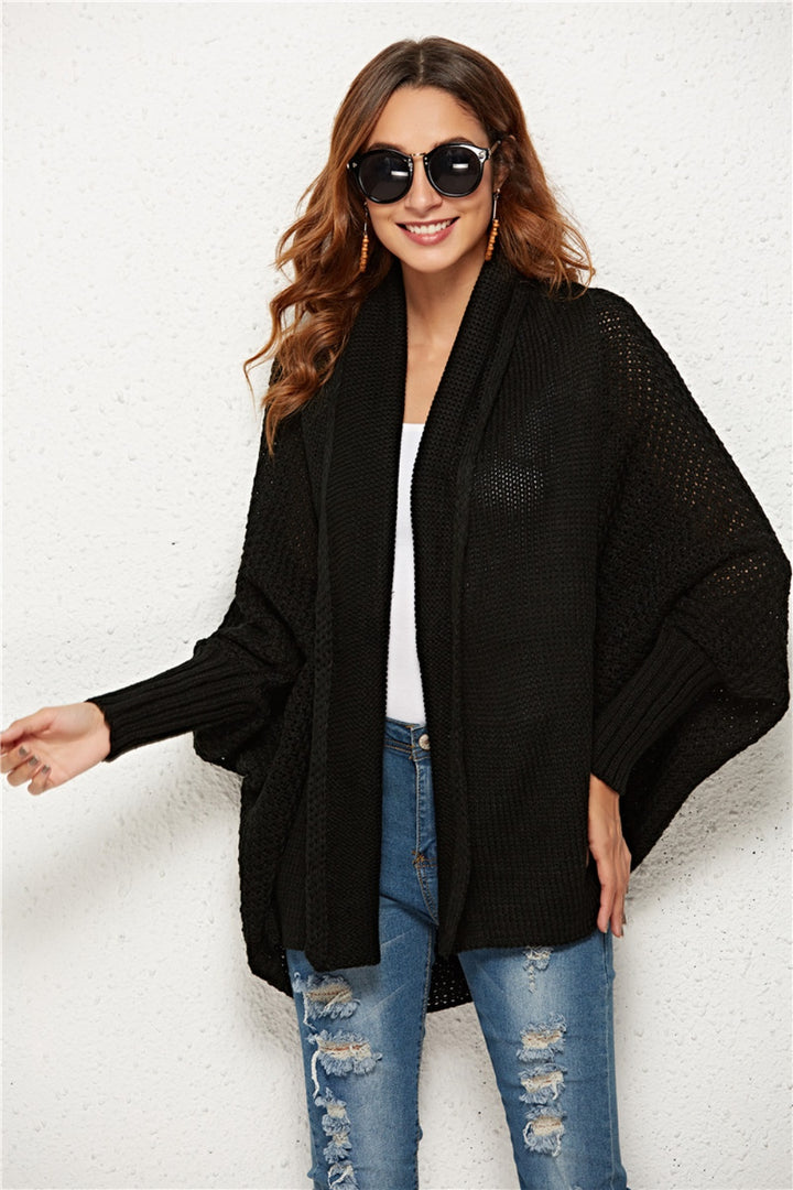 Women's Cozy Knit Batwing Sleeve Sweater