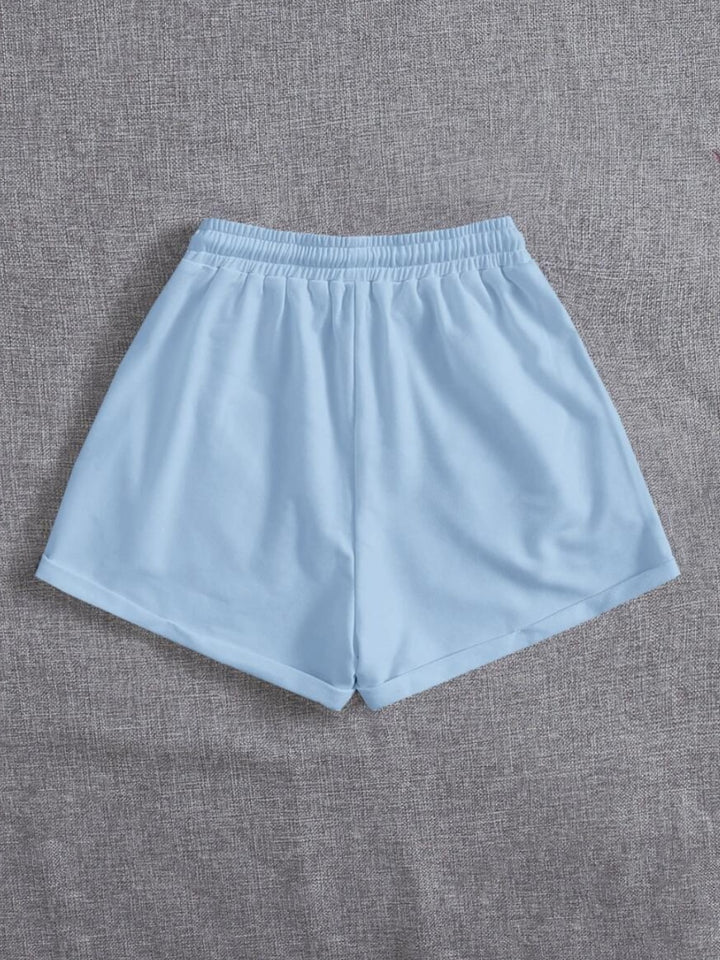 Women's Comfort Stretch Drawstring Shorts with Pockets