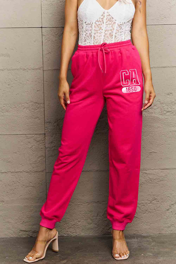 Women's Simply Love Graphic Joggers (Pants) - CA 1850 Style Statement