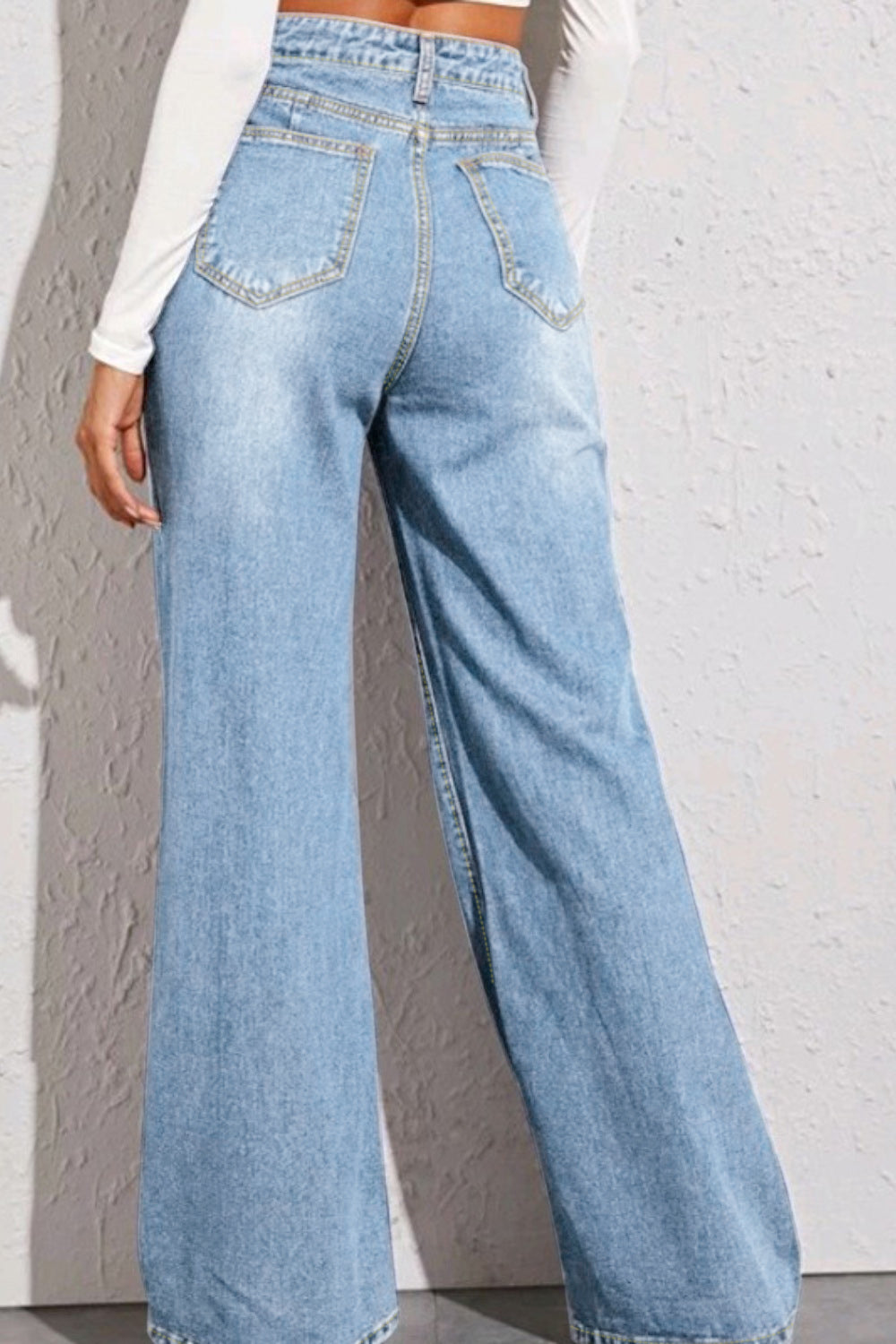 Women's Classic High-Rise Wide Leg Jeans