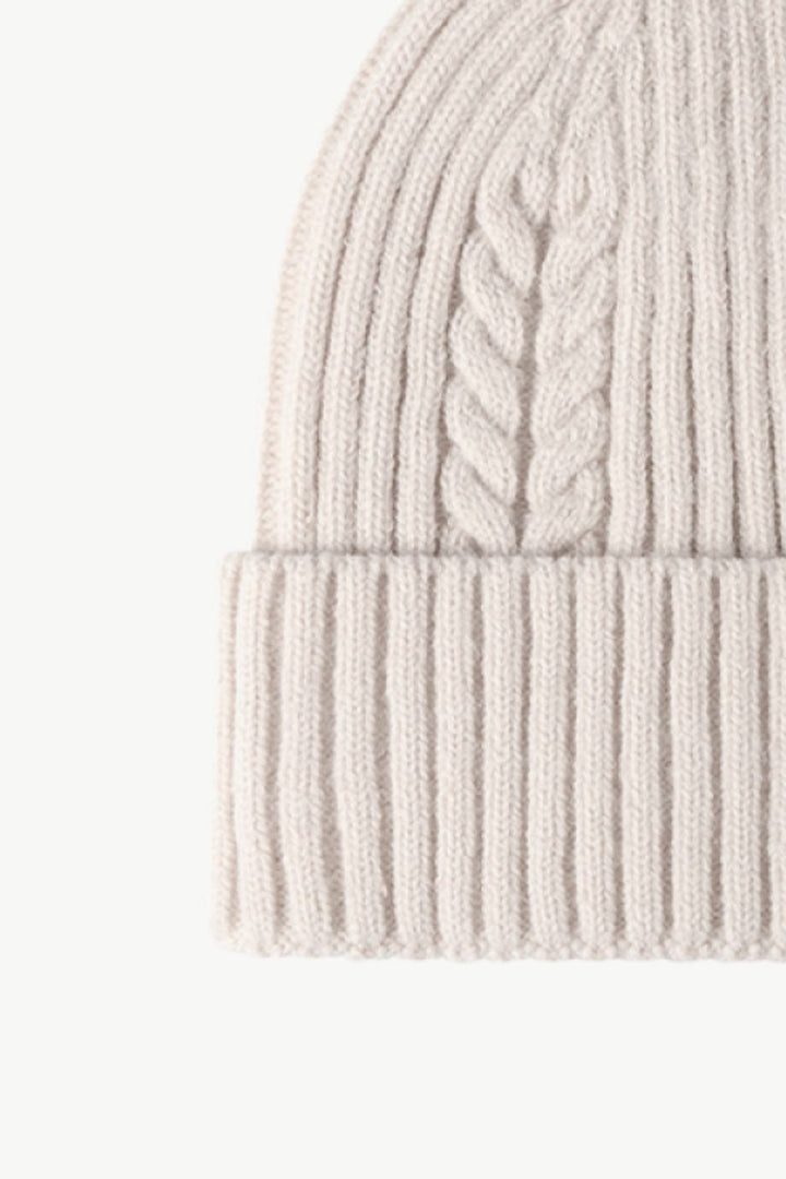 Cable-Knit Cuff Beanie