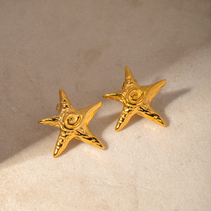 Women's Starry Stainless Steel Earrings"