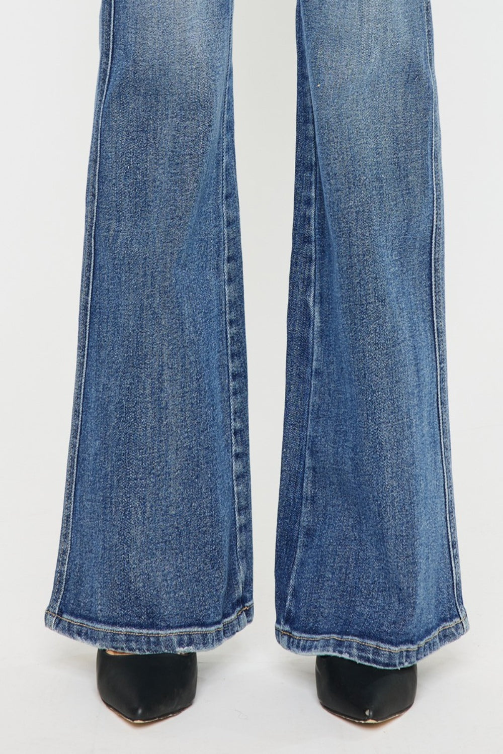 Women's High Waist Flare Jeans (Cat's Whiskers)