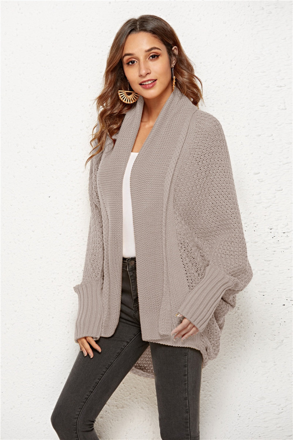 Women's Cozy Knit Batwing Sleeve Sweater