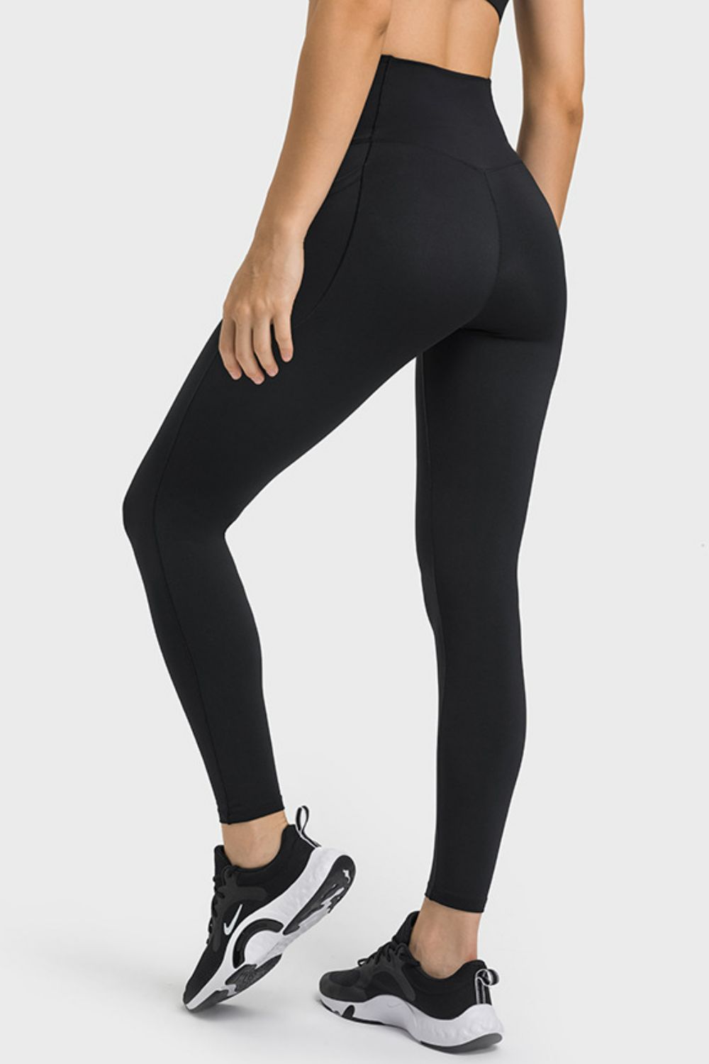 Women's Leggings with V-Waist and Pockets