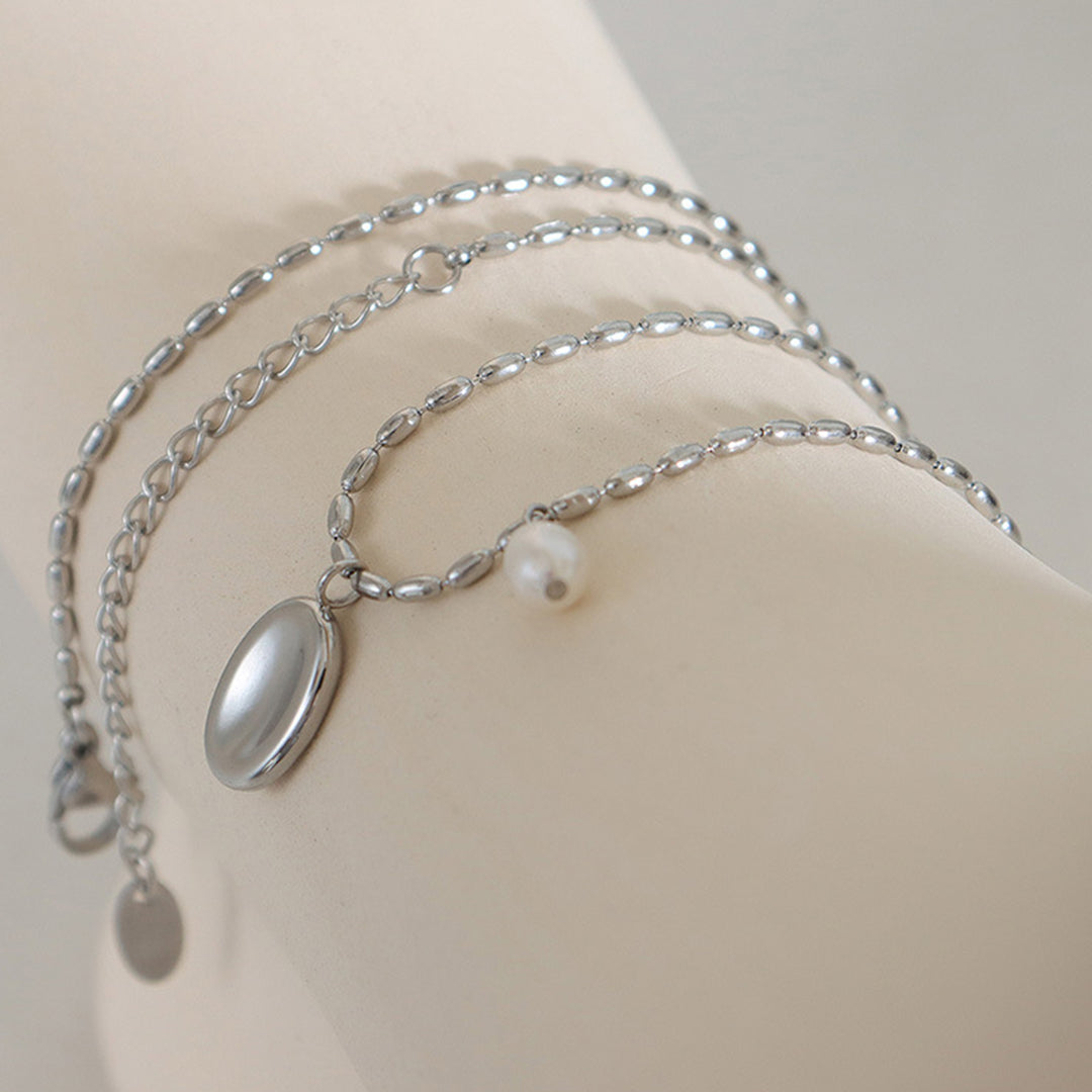 Women's Pearl Pendant Necklace