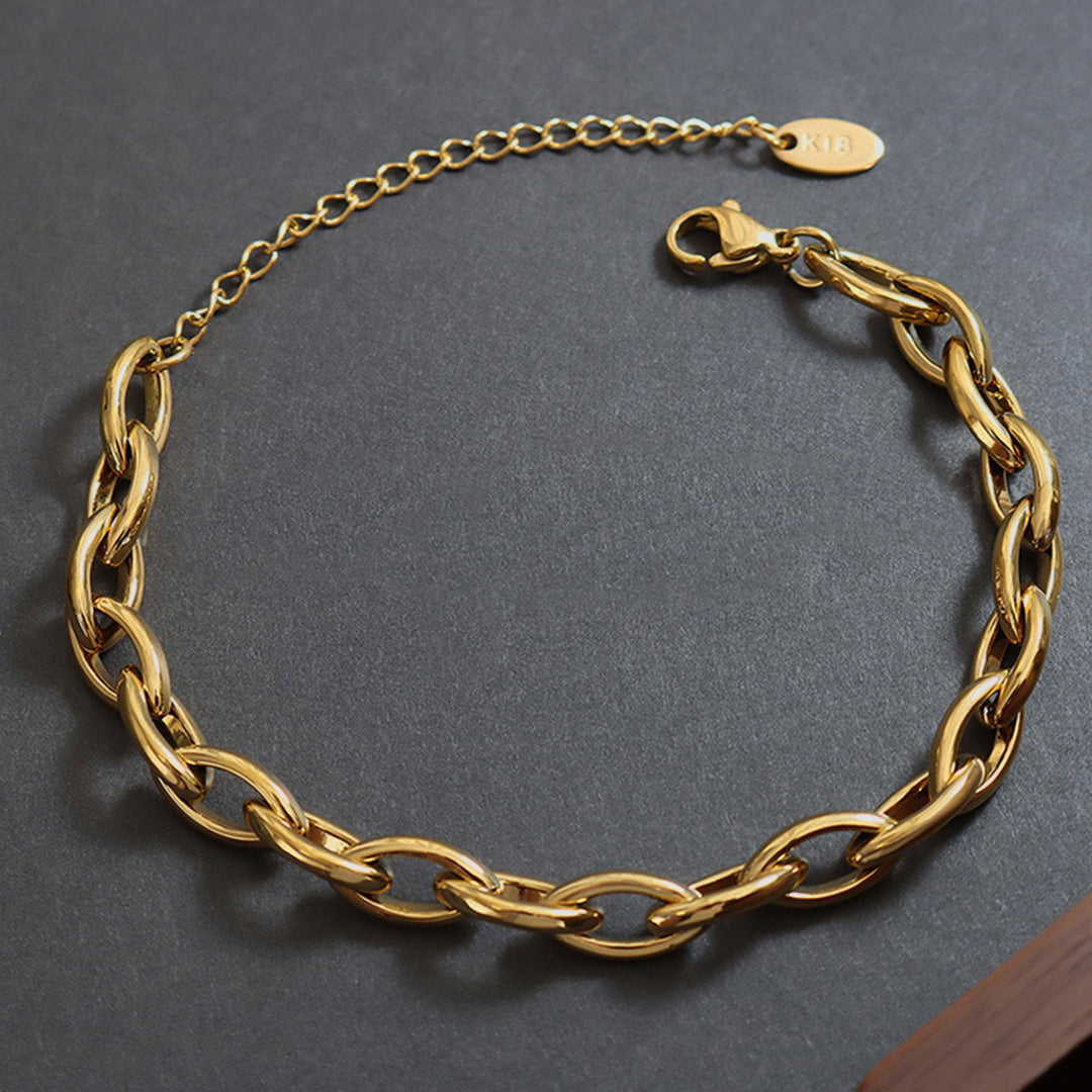 Women's Elegant Titanium Steel Chain Bracelet