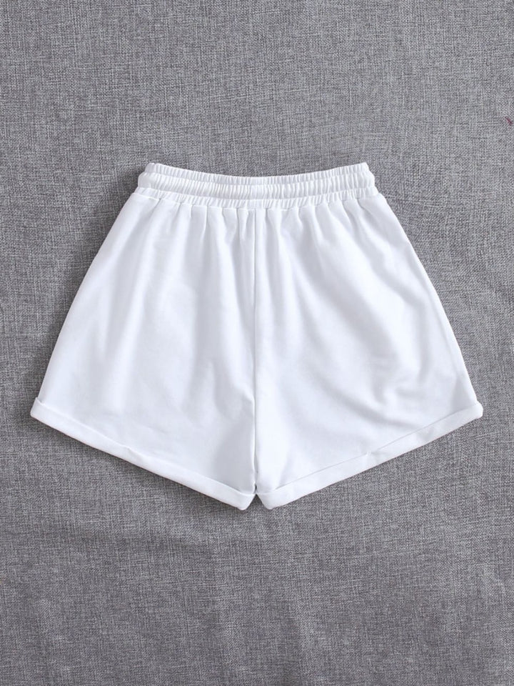 Women's Comfort Stretch Drawstring Shorts with Pockets