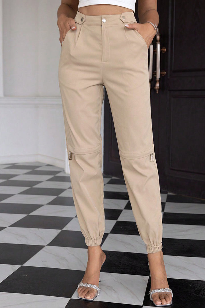 Women's High-Rise Pocketed Pants