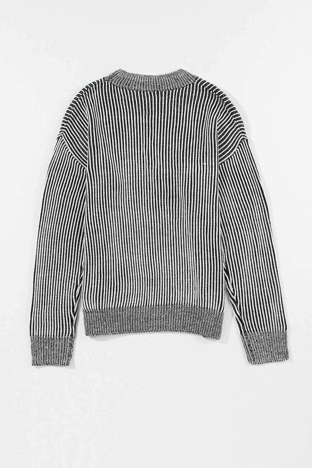 Women's Cozy Striped Mock Neck Sweater