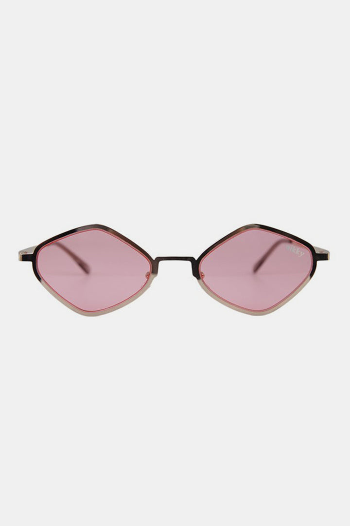 Nicole Lee USA Metal Frame Geometric Sunglasses