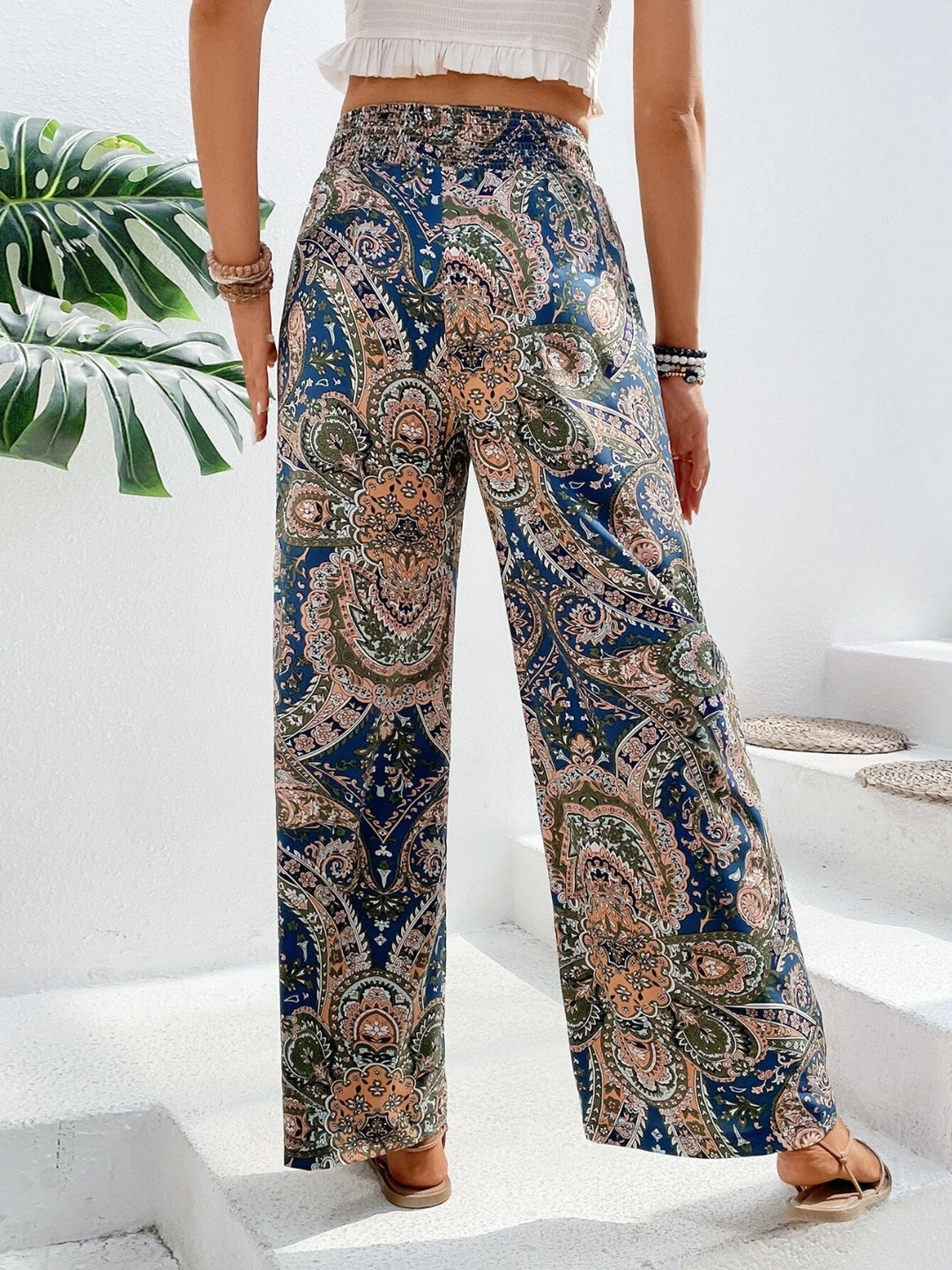 Women's Floral Print Palazzo Pants