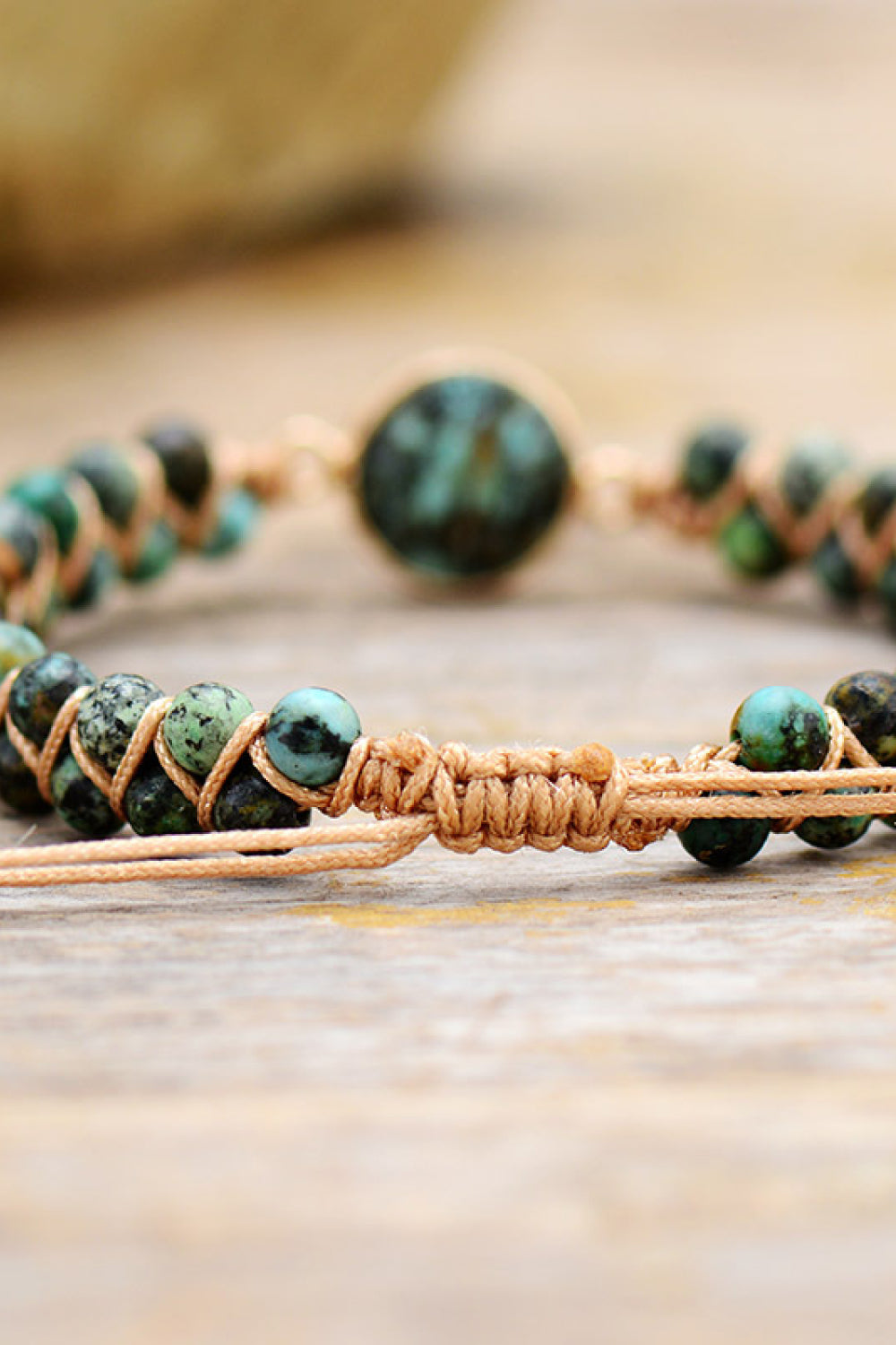 Women's Handcrafted Copper Beaded Bracelet