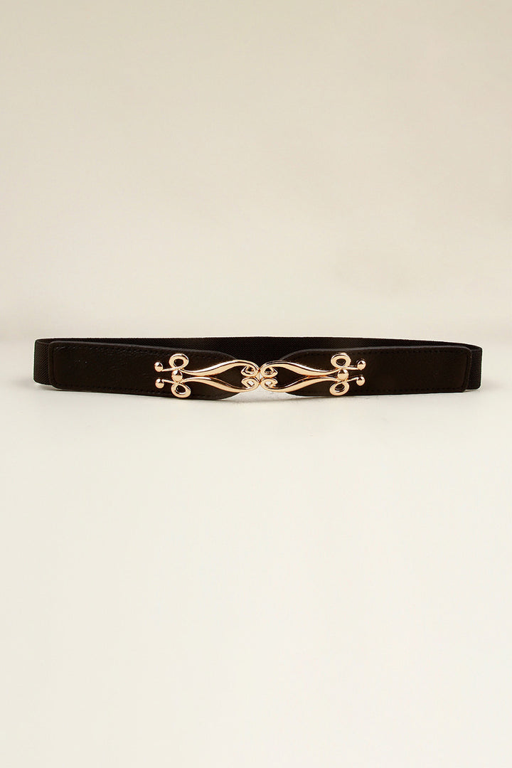 Alloy Buckle Elastic Belt