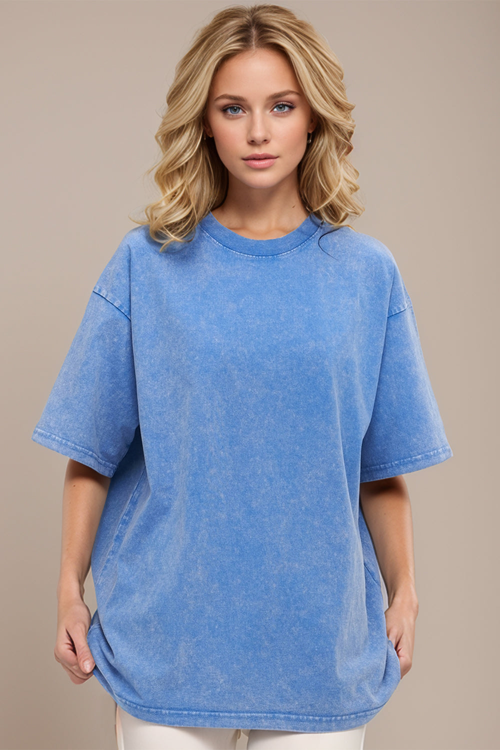 Basic Bae Round Neck Half Sleeve T-Shirt