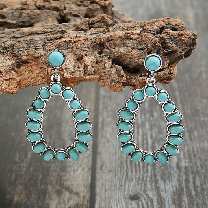 Women's Turquoise Drop Earring