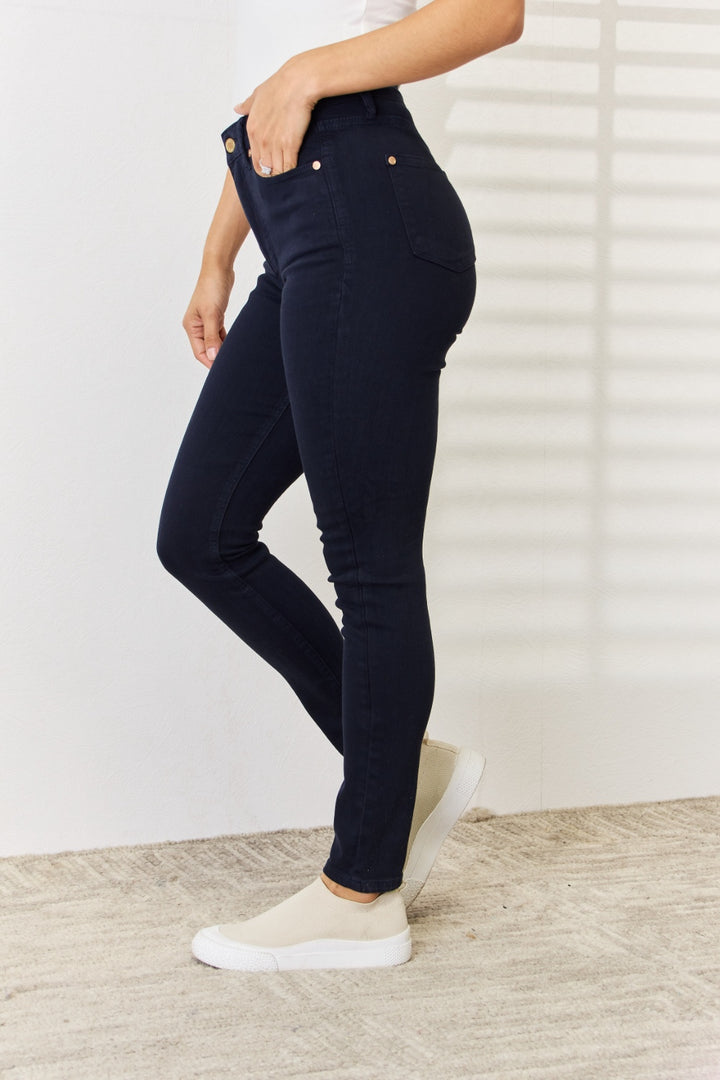 Women's Tummy Control Skinny Jeans (Garment Dyed)