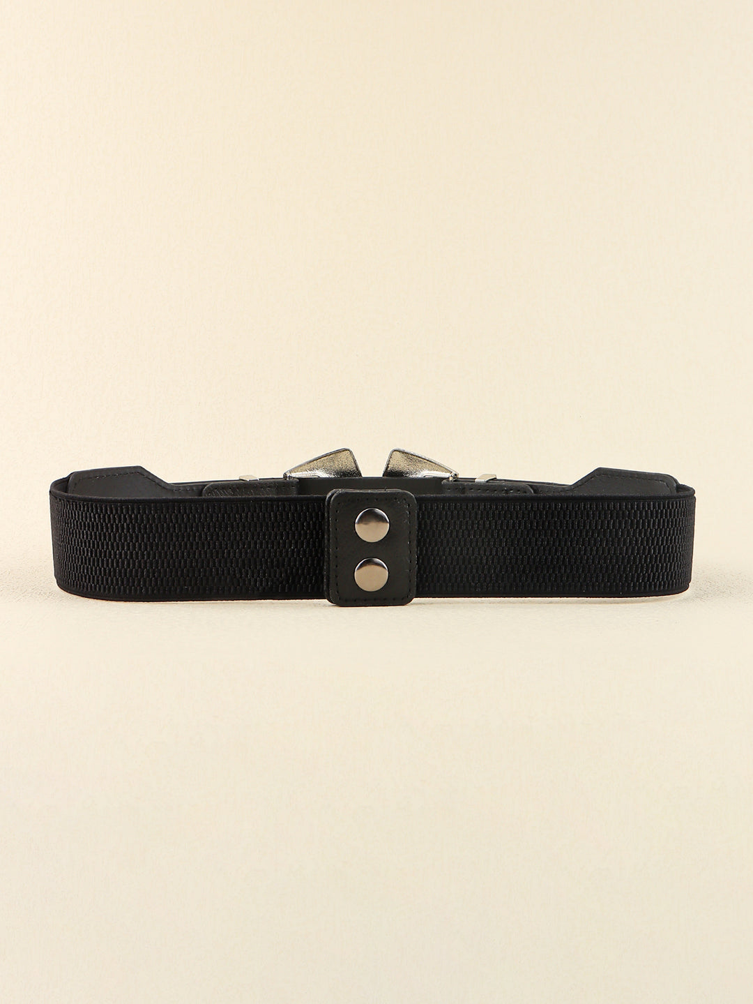 Double Buckle PU Leather Belt