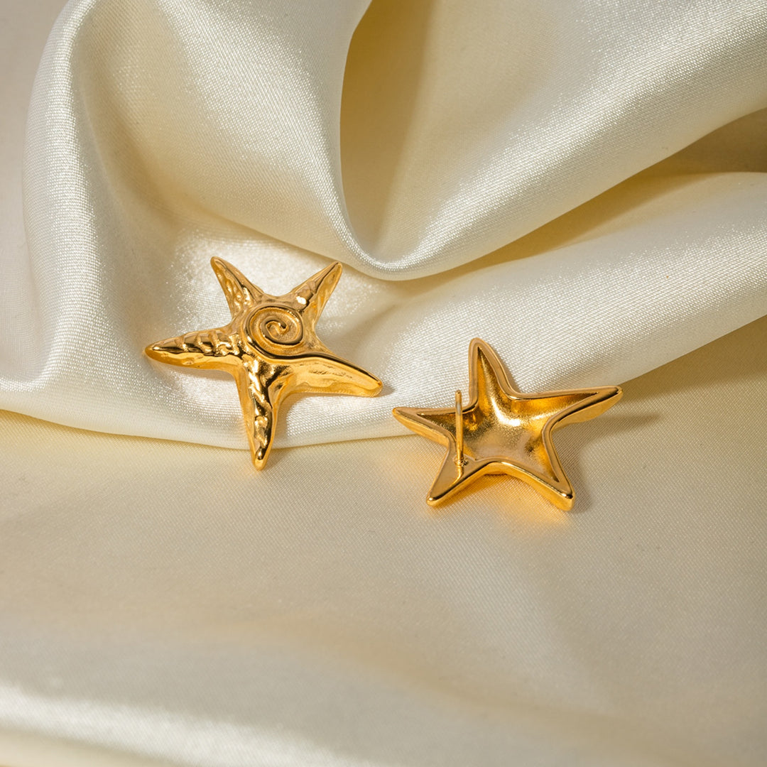 Women's Starry Stainless Steel Earrings"