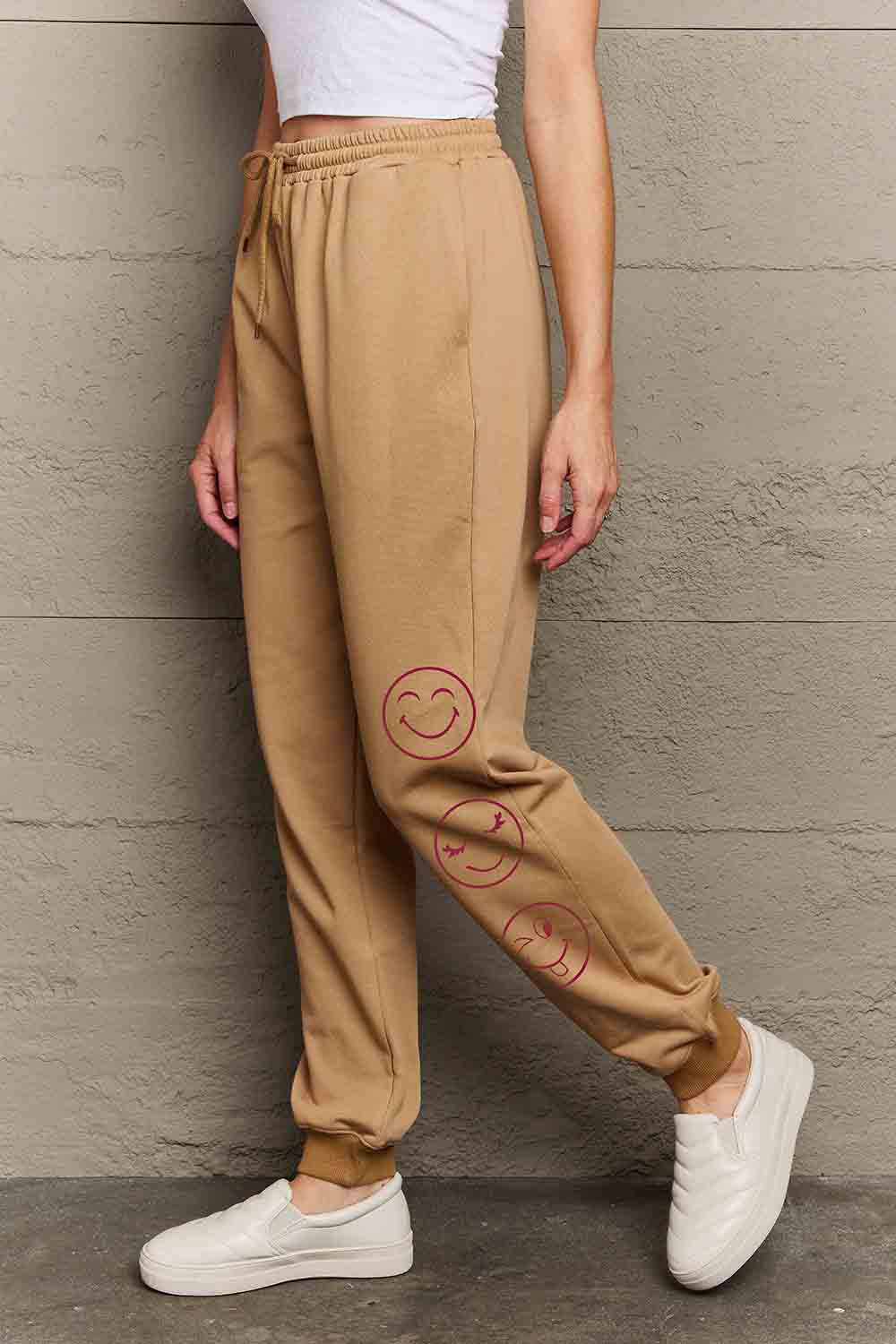 Women's Fun Emoji Print Lounge Pants