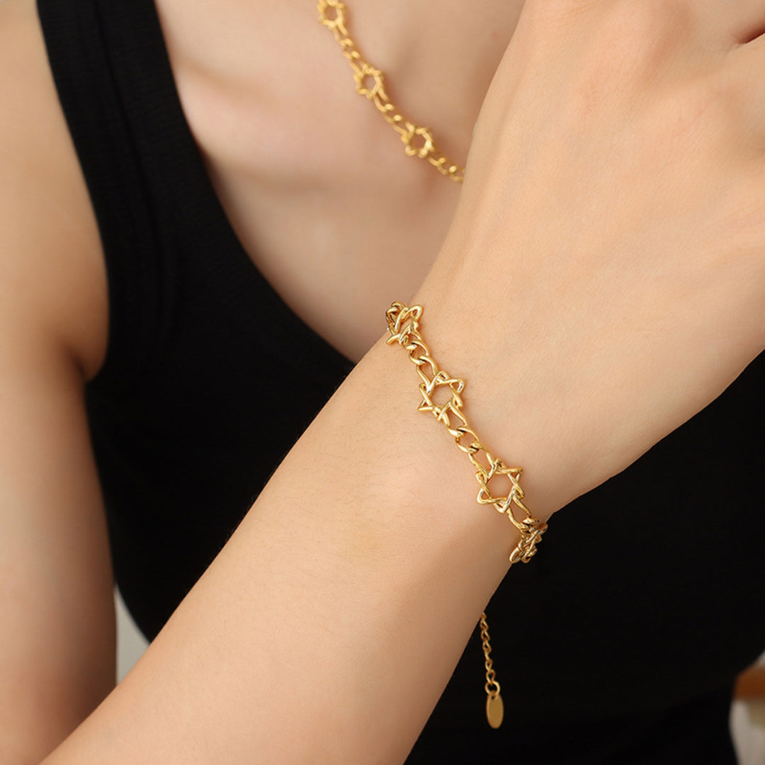 Women's Gold-Plated Titanium Steel Bracelet