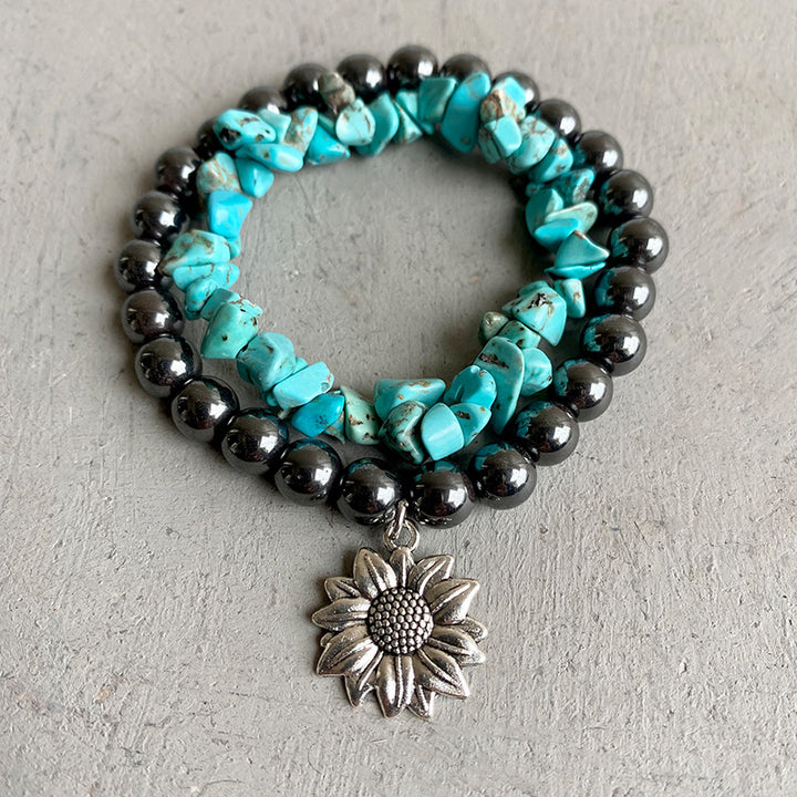 Women's Turquoise Beaded Bracelet