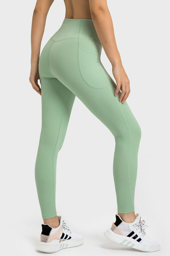 Women's Leggings with V-Waist and Pockets