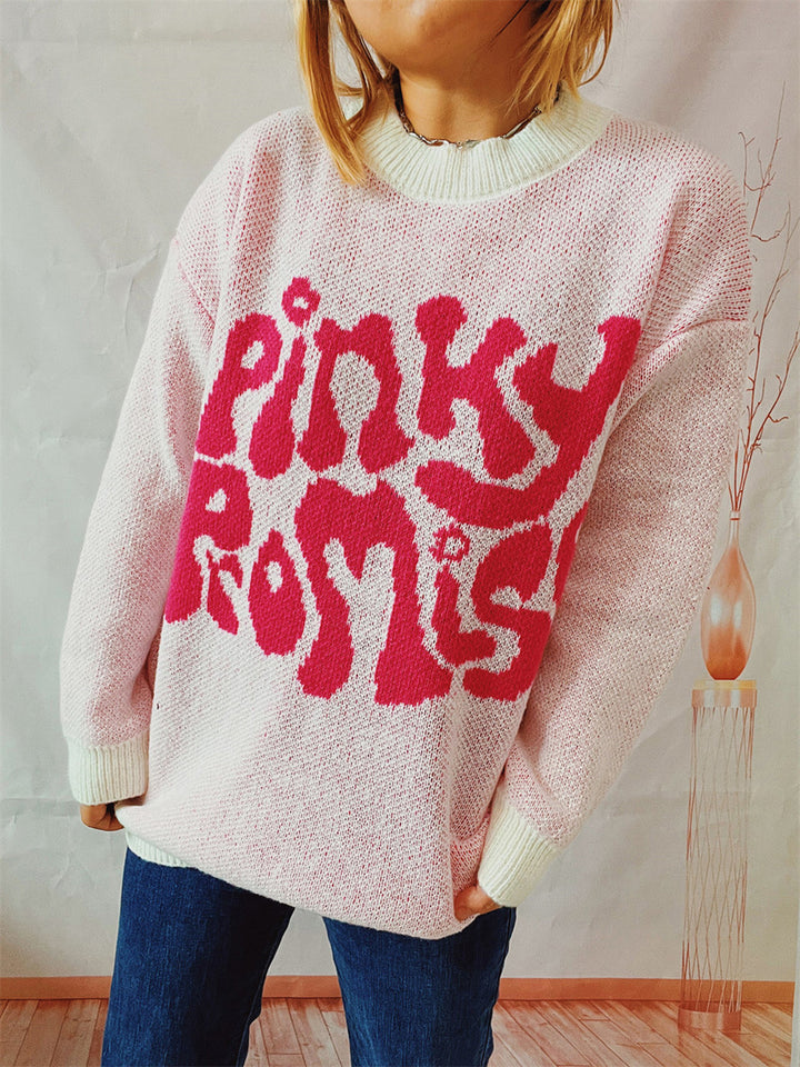 Women's Cozy Pinky Promise Sweater