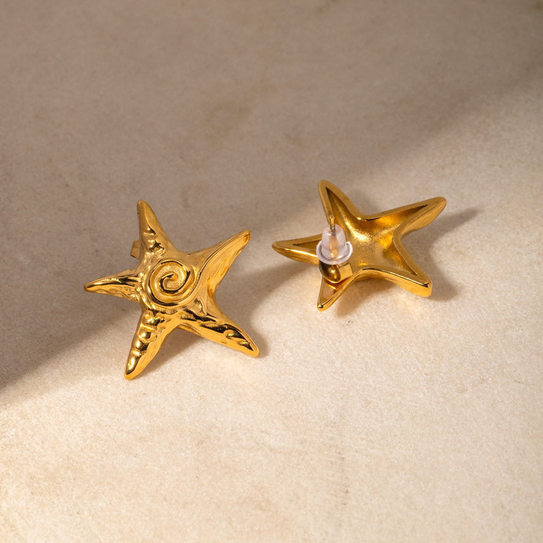 Women's Starry Stainless Steel Earrings"