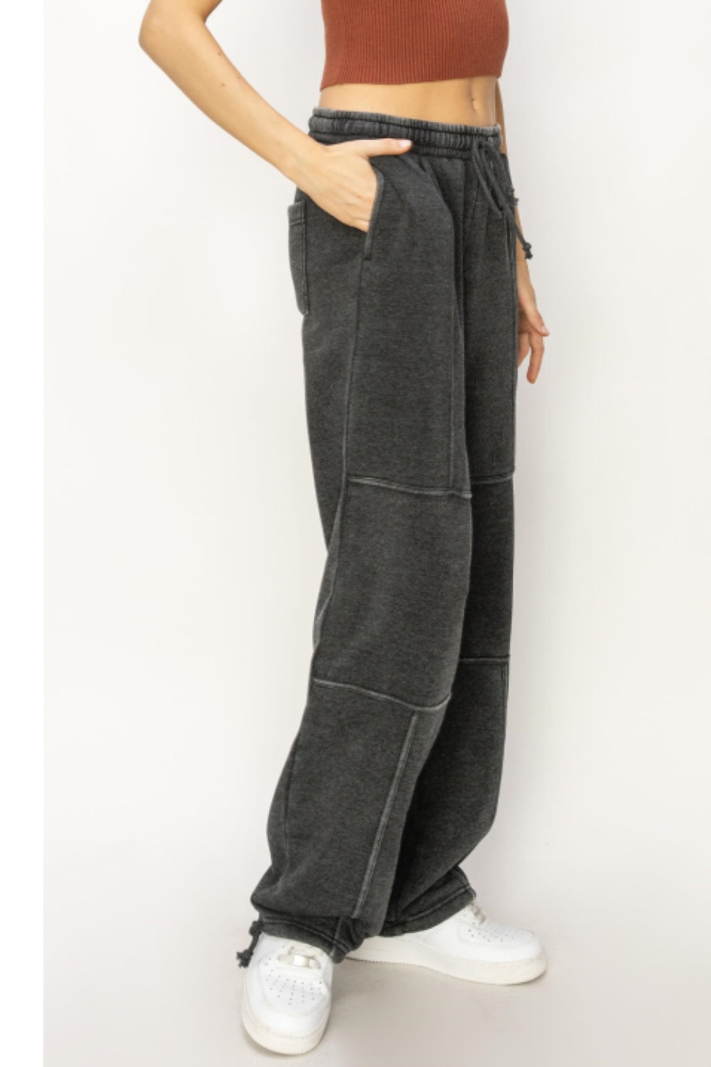 Women's Stitched Drawstring Sweatpants